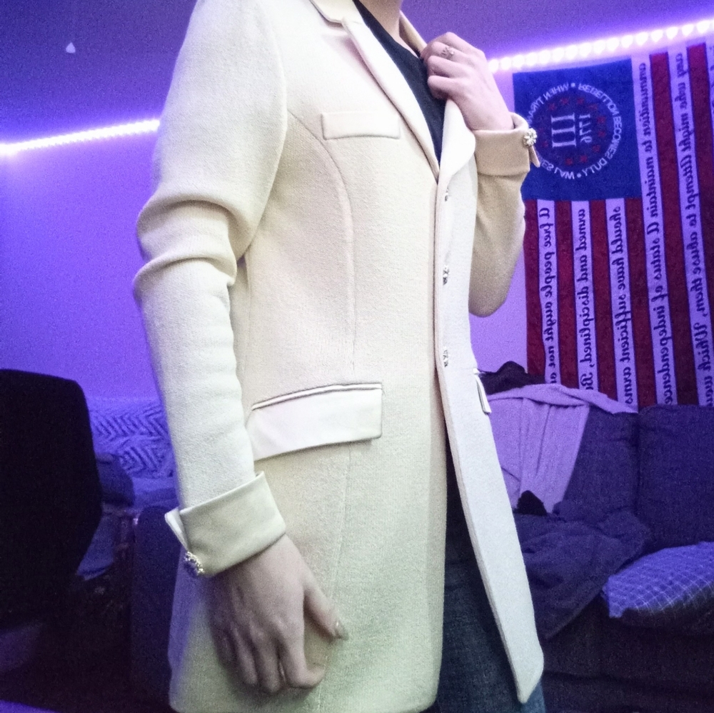 St. John cream blazer